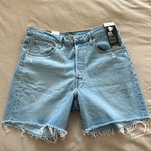 Levi’s 501 shorts, high rise